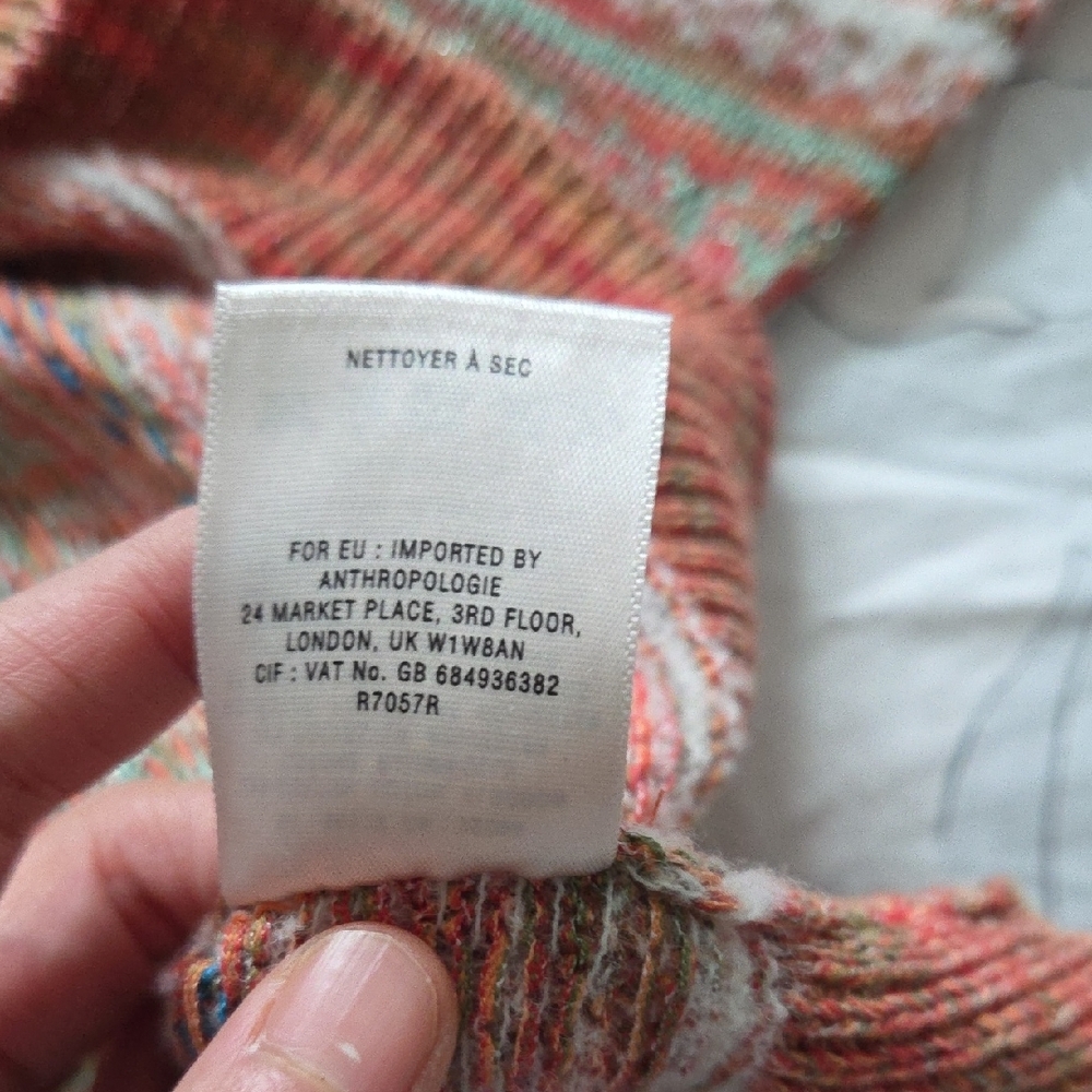 Anthropologie Multicolor Crew Neck Sweater - Picture 3 of 3